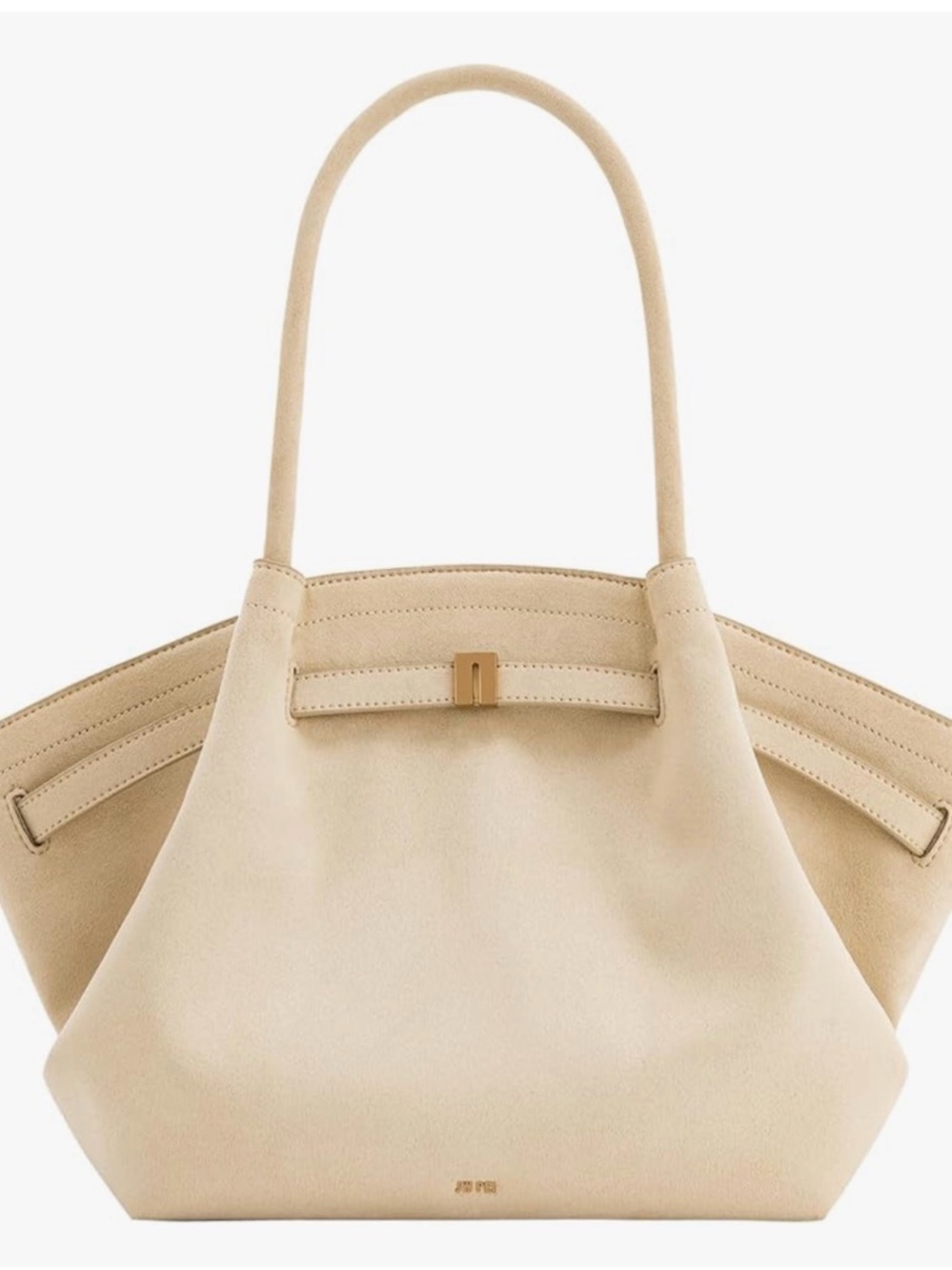 JW PEI Beige Suede Tote Bag